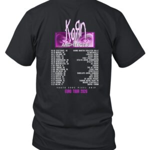 Korn Euro Tour 2026 Black T-Shirt