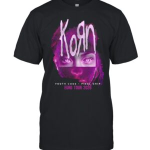 Korn Euro Tour 2026 Black T-Shirt