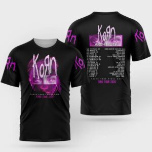 Korn Euro Tour 2026 Black T-Shirt