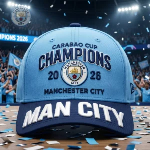 Manchester City Carabao Cup Champions 2026 Cap