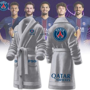 Paris Saint-Germain Personalized Qatar Airways Bathrobe