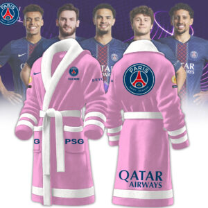 Paris Saint-Germain Personalized Qatar Airways Bathrobe
