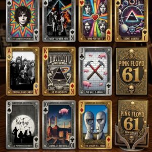 Pink Floyd 61st Anniversary Playing Cards