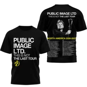 Public Image Ltd This Is Not The Last Tour 2026-2027 T-Shirt