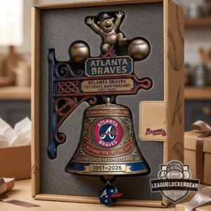 Atlanta Braves 155 Years Anniversary Wall Bell