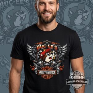 Buc-ee's Harley-Davidson Biker Turning Gas Into Noise T-Shirt