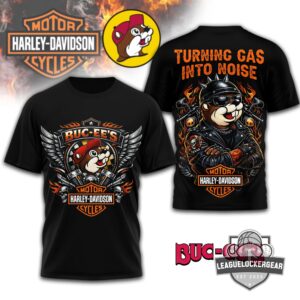Buc-ee's Harley-Davidson Biker Turning Gas Into Noise T-Shirt
