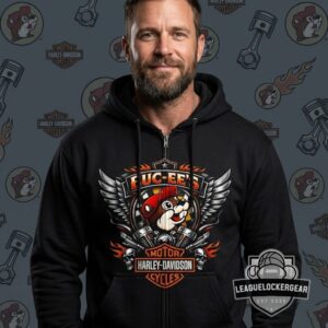 Buc-ee's Harley-Davidson Turning Gas Into Noise Motorcycles Zip Hoodie