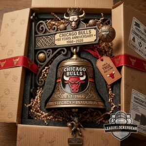 Chicago Bulls 60 Years Anniversary Wall Bell