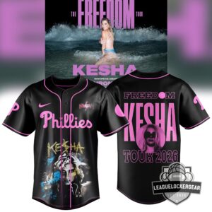 Phillies x Kesha The Freedom Tour 2026 Baseball Jersey