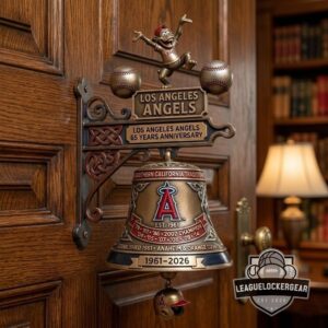 Los Angeles Angels 65 Years Anniversary 1961-2026 Wall Bell
