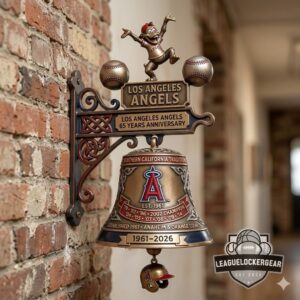 Los Angeles Angels 65 Years Anniversary 1961-2026 Wall Bell
