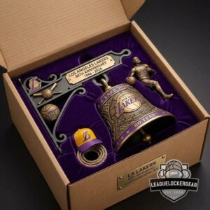 Los Angeles Lakers 80th Anniversary 1946-2026 Wall Bell