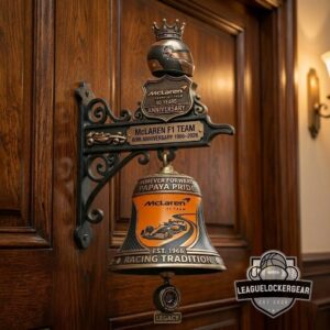 McLaren F1 Team 60th Anniversary 1966-2026 Wall Hanging Bell