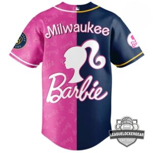 Milwaukee Brewers Barbie Night Game Baseball Jersey