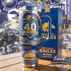 West Coast Eagles 40th Anniversary 1986-2026 Tumbler With Handle