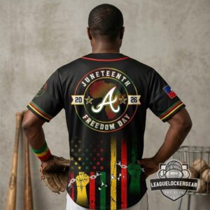 Atlanta Braves Juneteenth Freedom Day Baseball Jersey