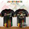 Atlanta Braves Juneteenth Freedom Day Baseball Jersey