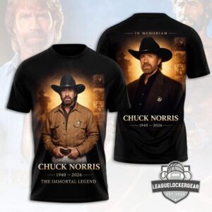 Chuck Norris In Memoriam The Immortal Legend T-Shirt
