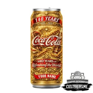 Coca-Cola 140 Years Anniversary 1886-2026 Soda Can Tumbler