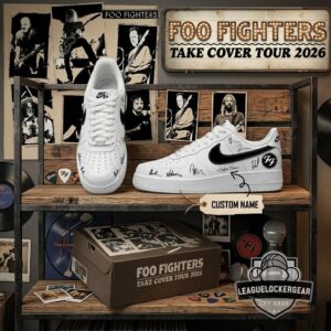 Foo Fighters Take Cover Tour 2026 Custom Name Air Force 1 Shoes