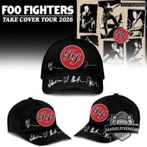 Foo Fighters Take Cover Tour 2026 Signatures Hoodie