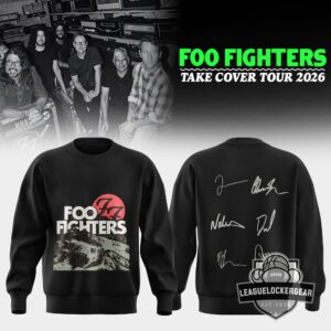 Foo Fighters Take Cover Tour 2026 Signed Sweatshirt