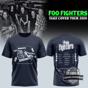 Foo Fighters Take Cover Tour 2026 T-Shirt