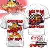 Garfield Ferrari F1 Born To Nap Forced To Race T-Shirt