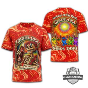 Grateful Dead Coca-Cola Keep on Truckin 140 Years T-Shirt