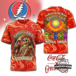 Grateful Dead Coca-Cola Keep on Truckin 140 Years T-Shirt