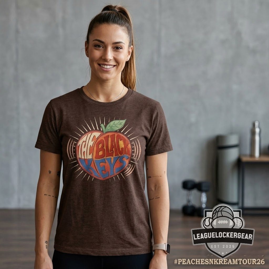 The Black Keys Peaches 'n' Kream World Tour '26 T-Shirt
