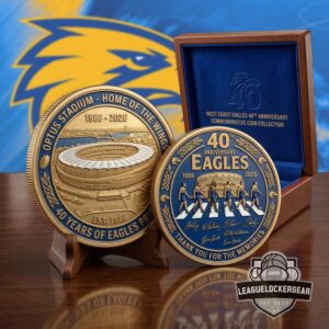 West Coast Eagles 40th Anniversary Commemorative Coin