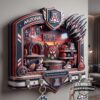 Arizona Wildcats Bear Down Sports Arena Wall Mounted Key Holder