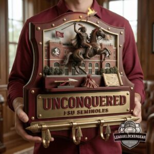 FSU Seminoles Unconquered Wall Decor Key Hanger