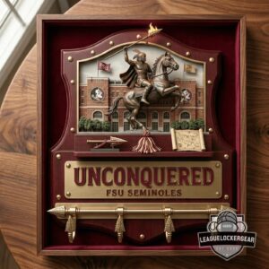 FSU Seminoles Unconquered Wall Decor Key Hanger