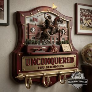 FSU Seminoles Unconquered Wall Decor Key Hanger