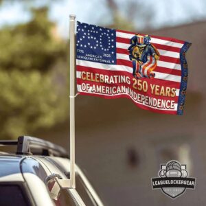 Iron Maiden Eddie America's 2026 Semiquincentennial 250 Years Of Independence Flag