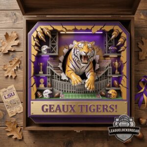 LSU Tigers Wall Decor Key Holder
