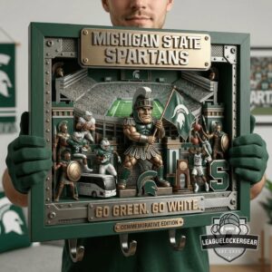 Michigan State Spartans Wall Mounted Key Holder