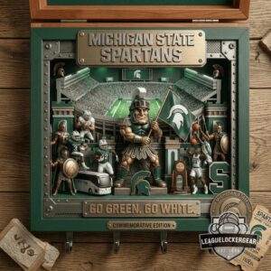 Michigan State Spartans Wall Mounted Key Holder