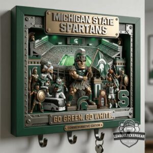 Michigan State Spartans Wall Mounted Key Holder