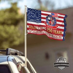 Mickey Mouse 250 Years Of American Independence Semiquincentennial House Flag