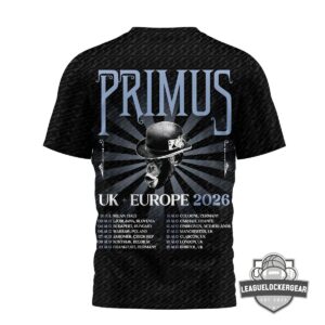 Primus UK Europe 2026 Tour T-Shirt
