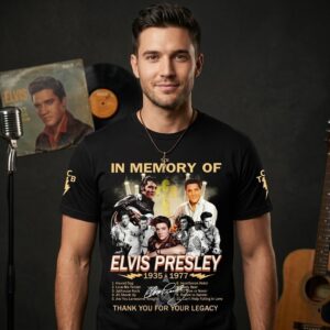 Elvis Presley In Memory Of 1935-1977 Legacy T-Shirt