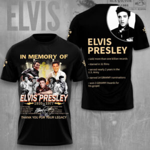 Elvis Presley In Memory Of 1935-1977 Legacy T-Shirt