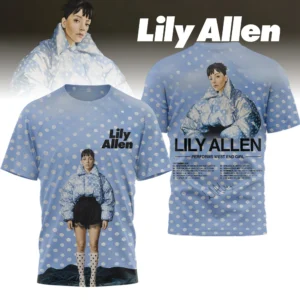 Lily Allen Performs West End Girl Tour 2026 Signed T-Shirt