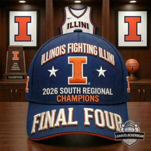 Illinois Fighting Illini 2026 South Regional Champions Final Four Cap
