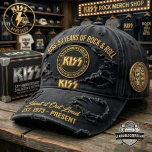 KISS 53rd Anniversary Distressed Hat