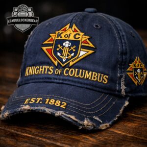 Knights of Columbus EST. 1882 Distressed Dad Hat